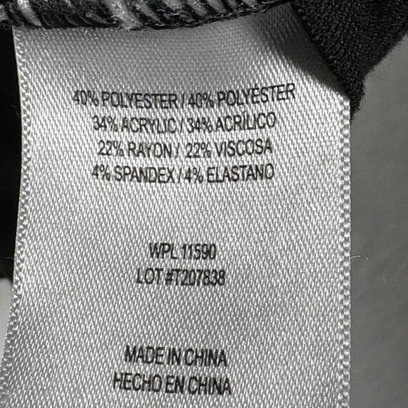 32 Degrees HEAT Base Layer Shirt Women's XL Black Long Sleeve Scoop Neck Outdoor - Picture 4 of 7